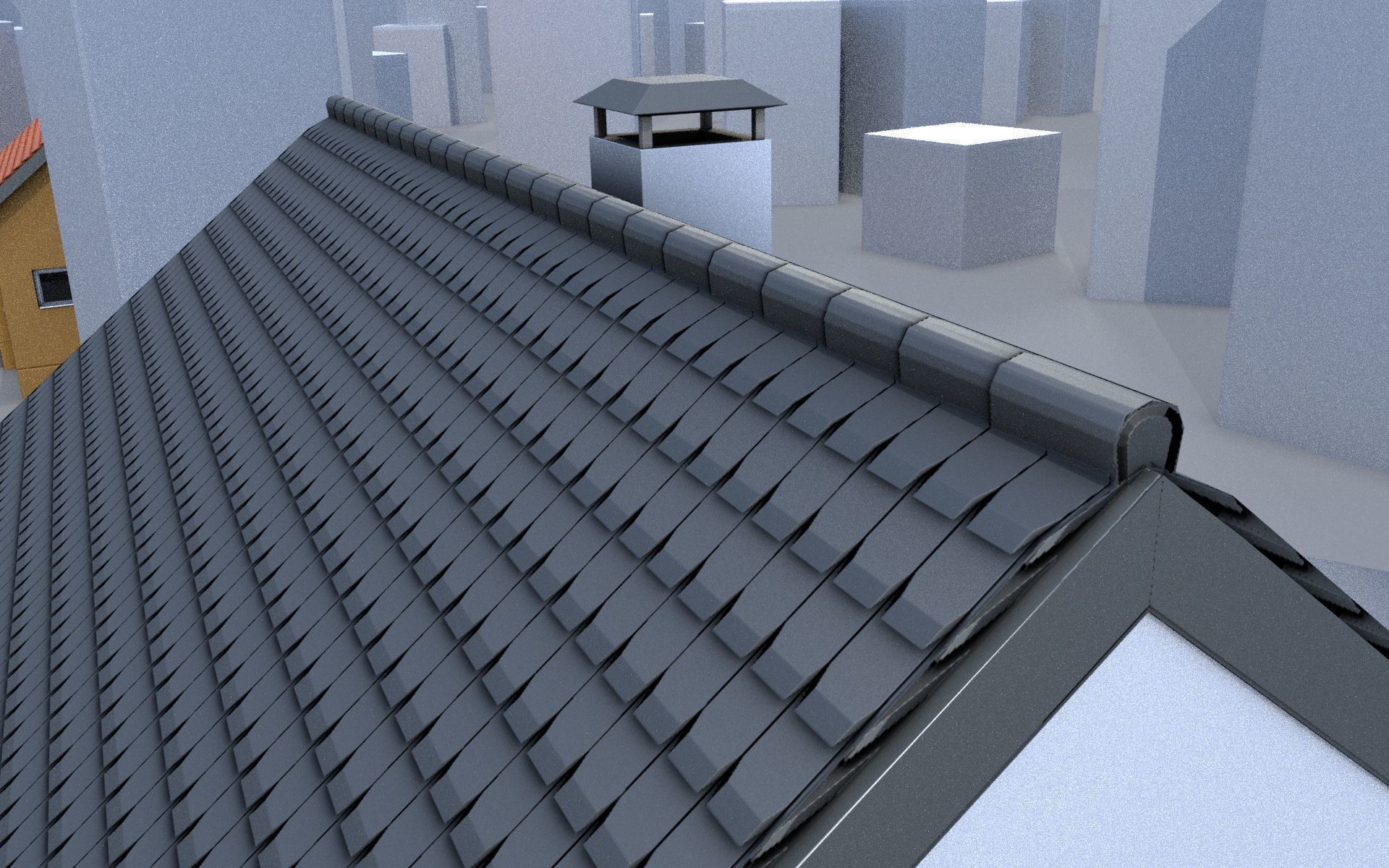 City Double Houses 3D Model Collection_311