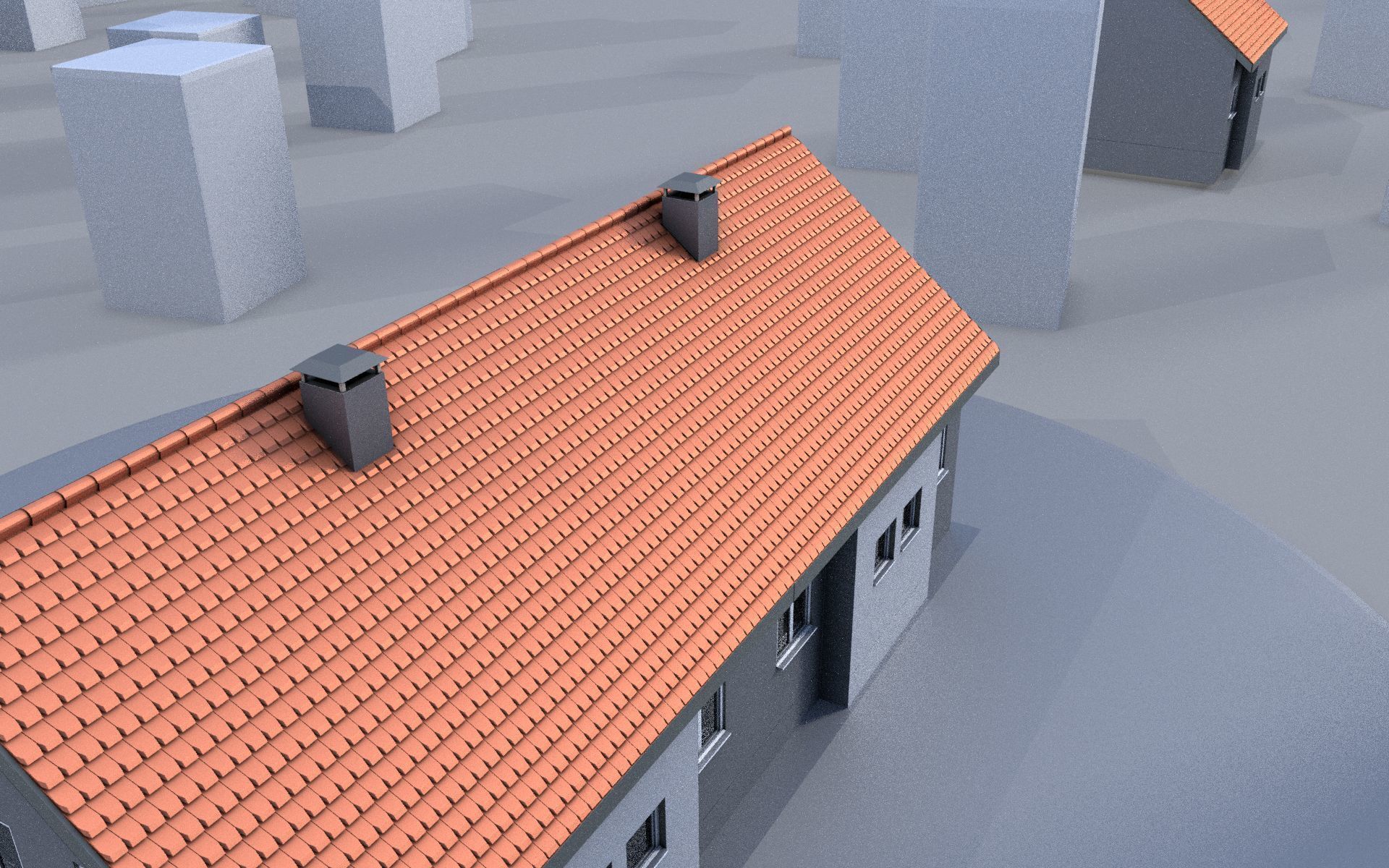 City Double Houses 3D Model Collection_81