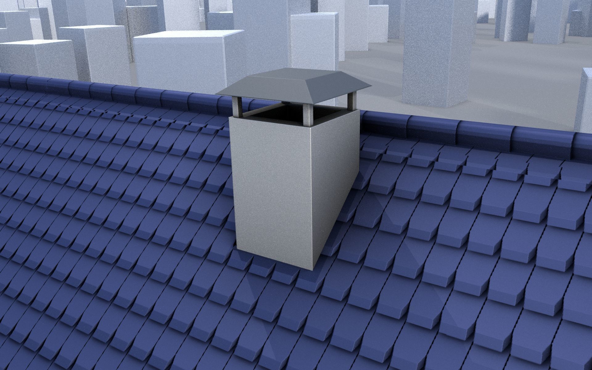 City Double Houses 3D Model Collection_639