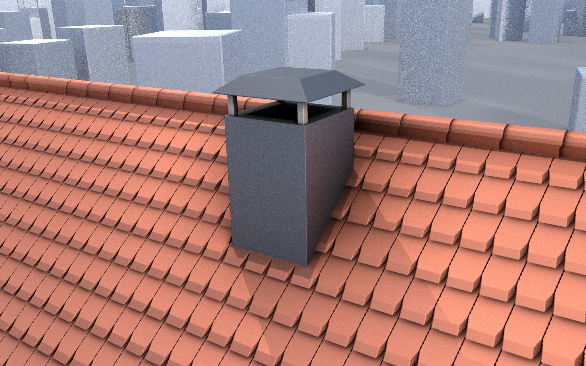 City Double Houses 3D Model Collection_45