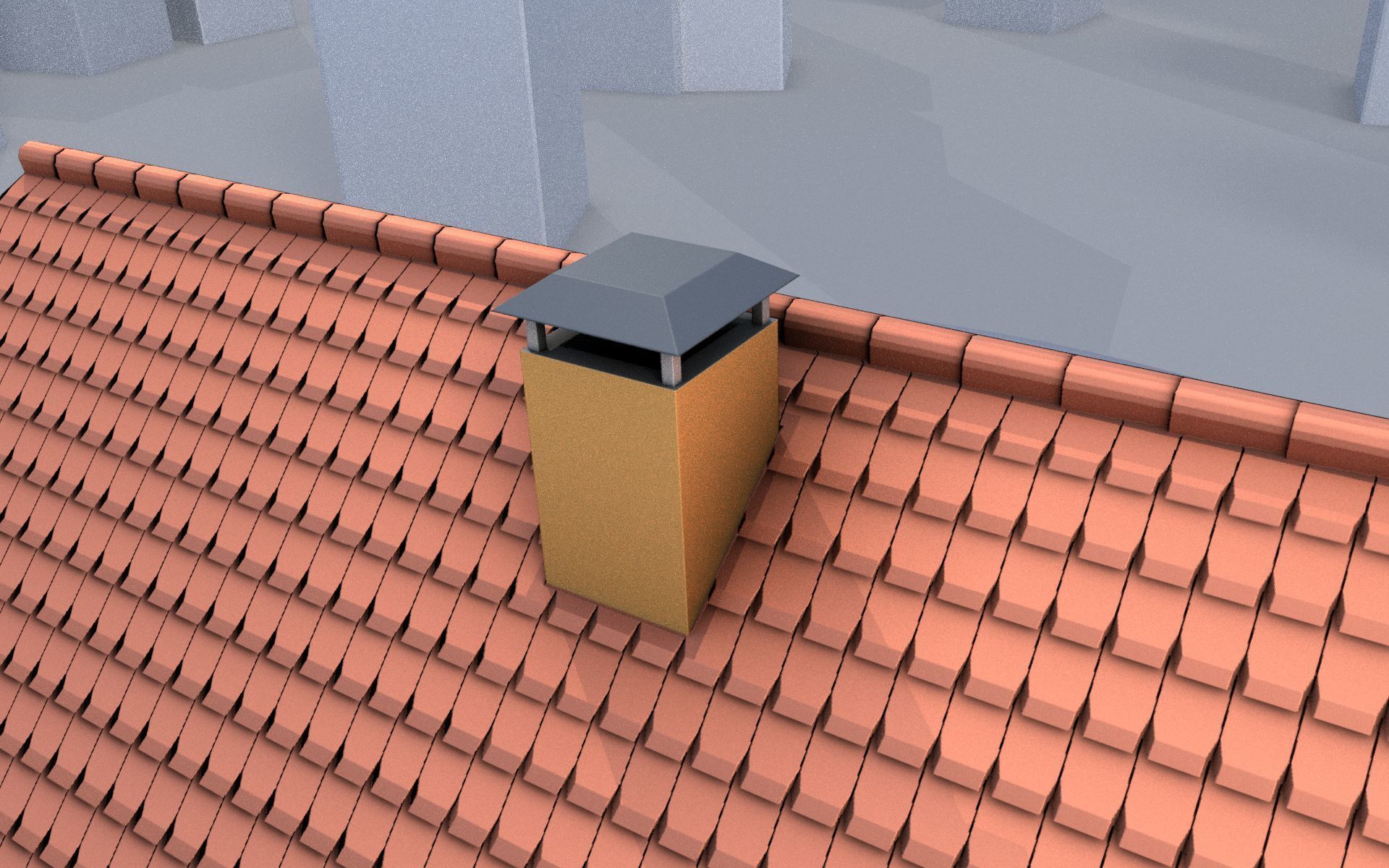 City Double Houses 3D Model Collection_268