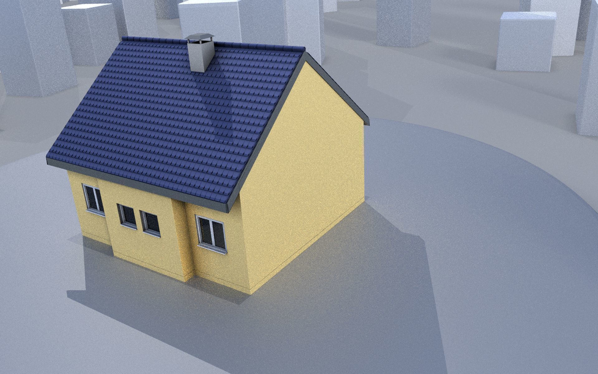 City Double Houses 3D Model Collection_681