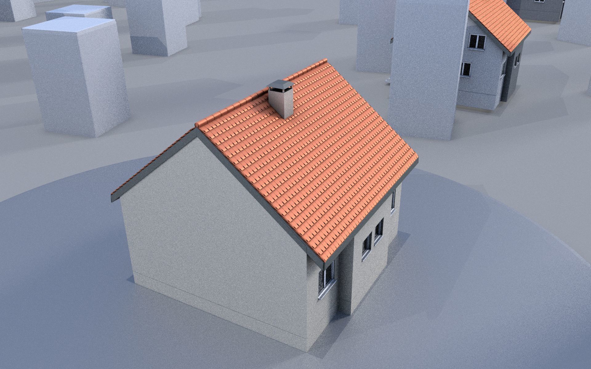 City Double Houses 3D Model Collection_178