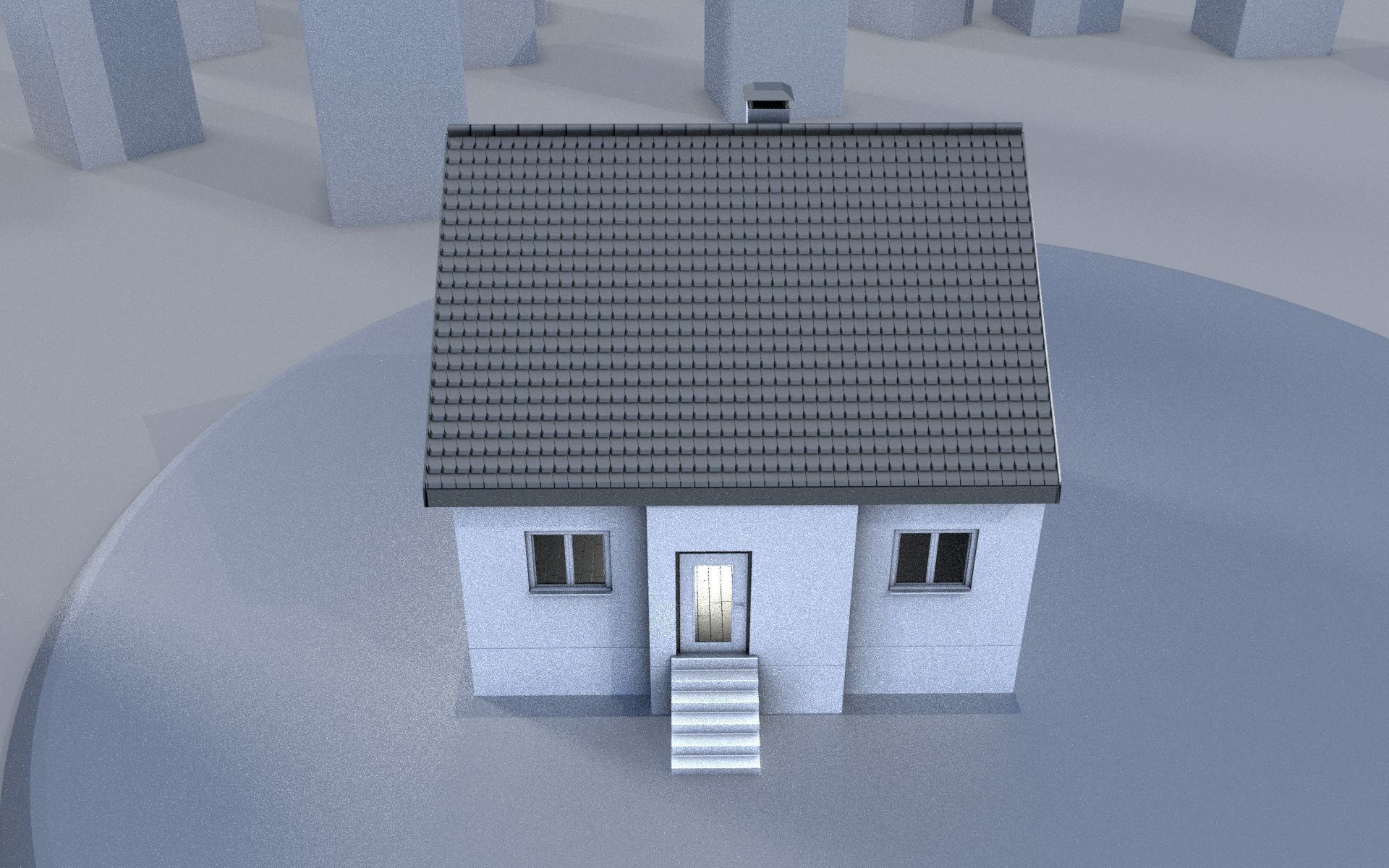 City Double Houses 3D Model Collection_213