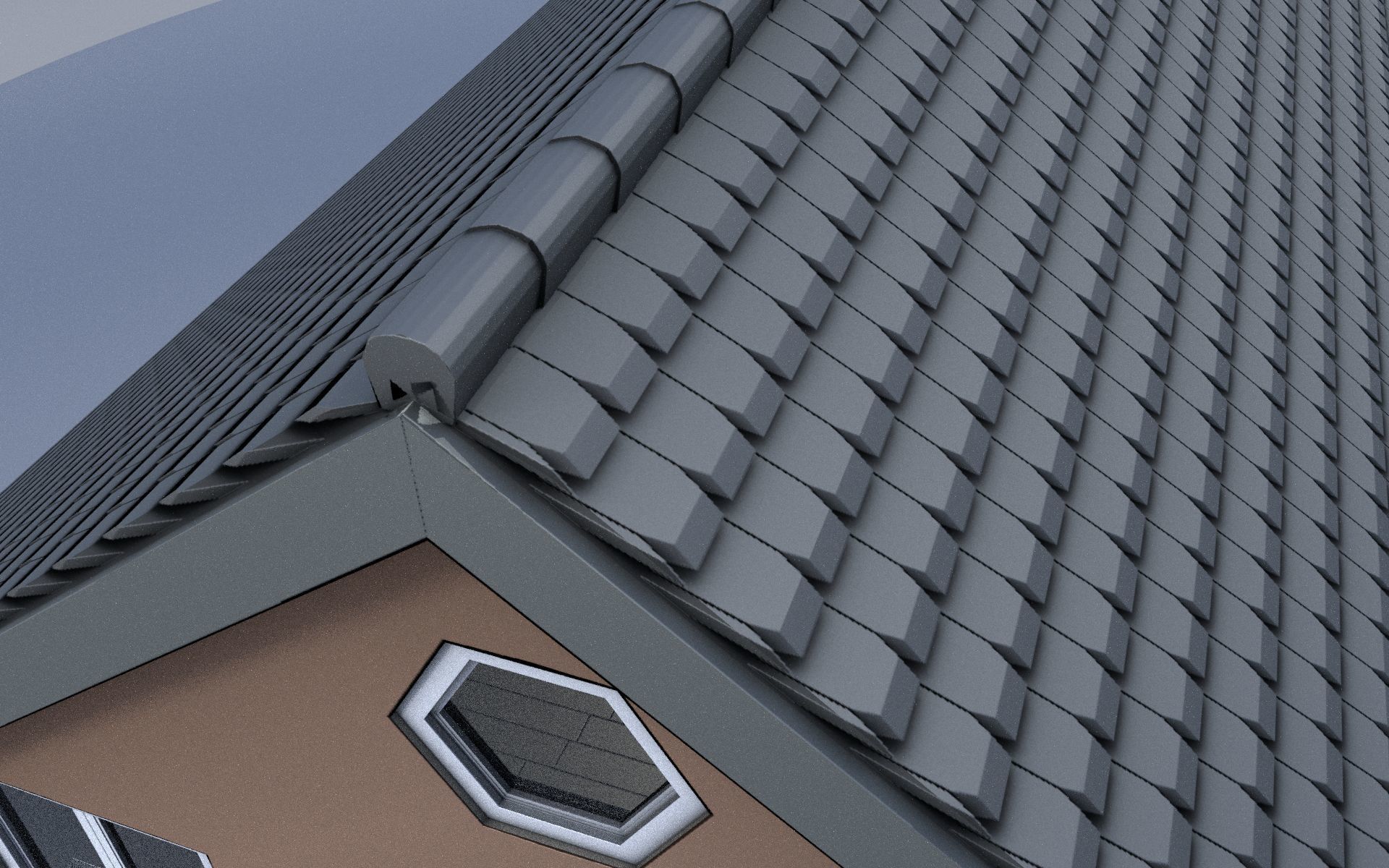 City Double Houses 3D Model Collection_575