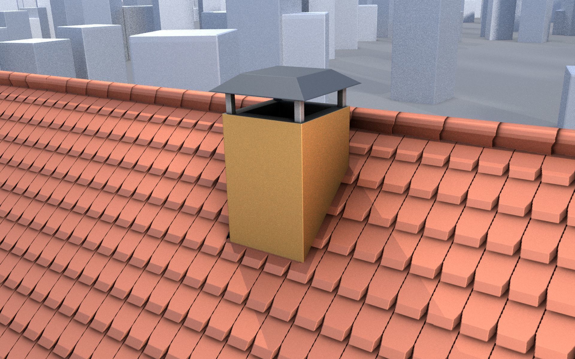 City Double Houses 3D Model Collection_114