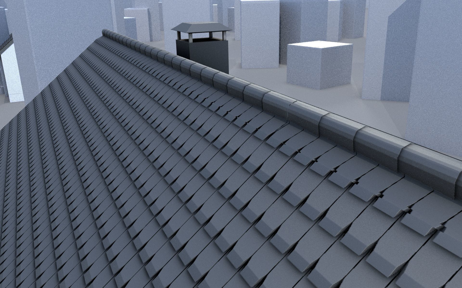 City Double Houses 3D Model Collection_363