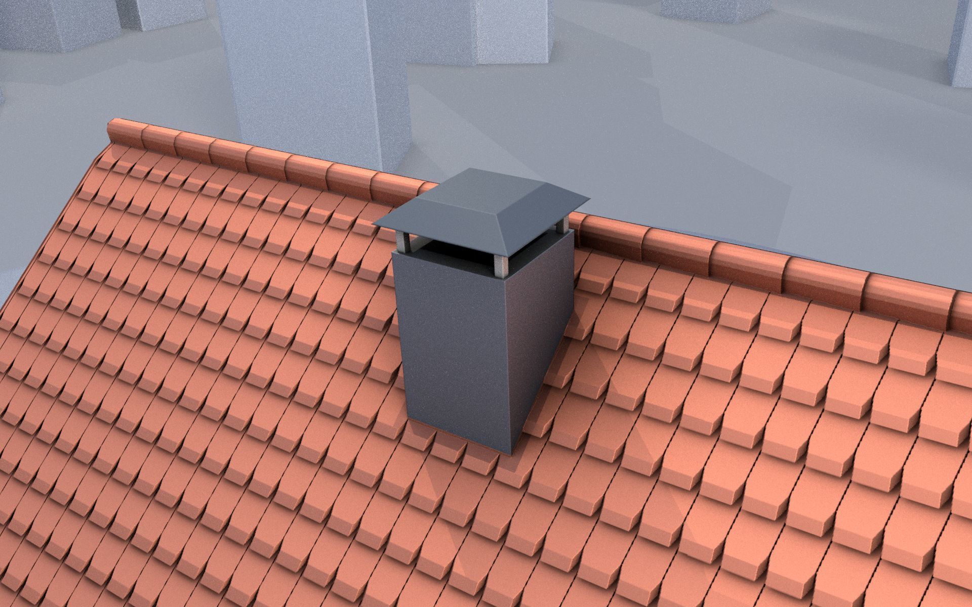 City Double Houses 3D Model Collection_61