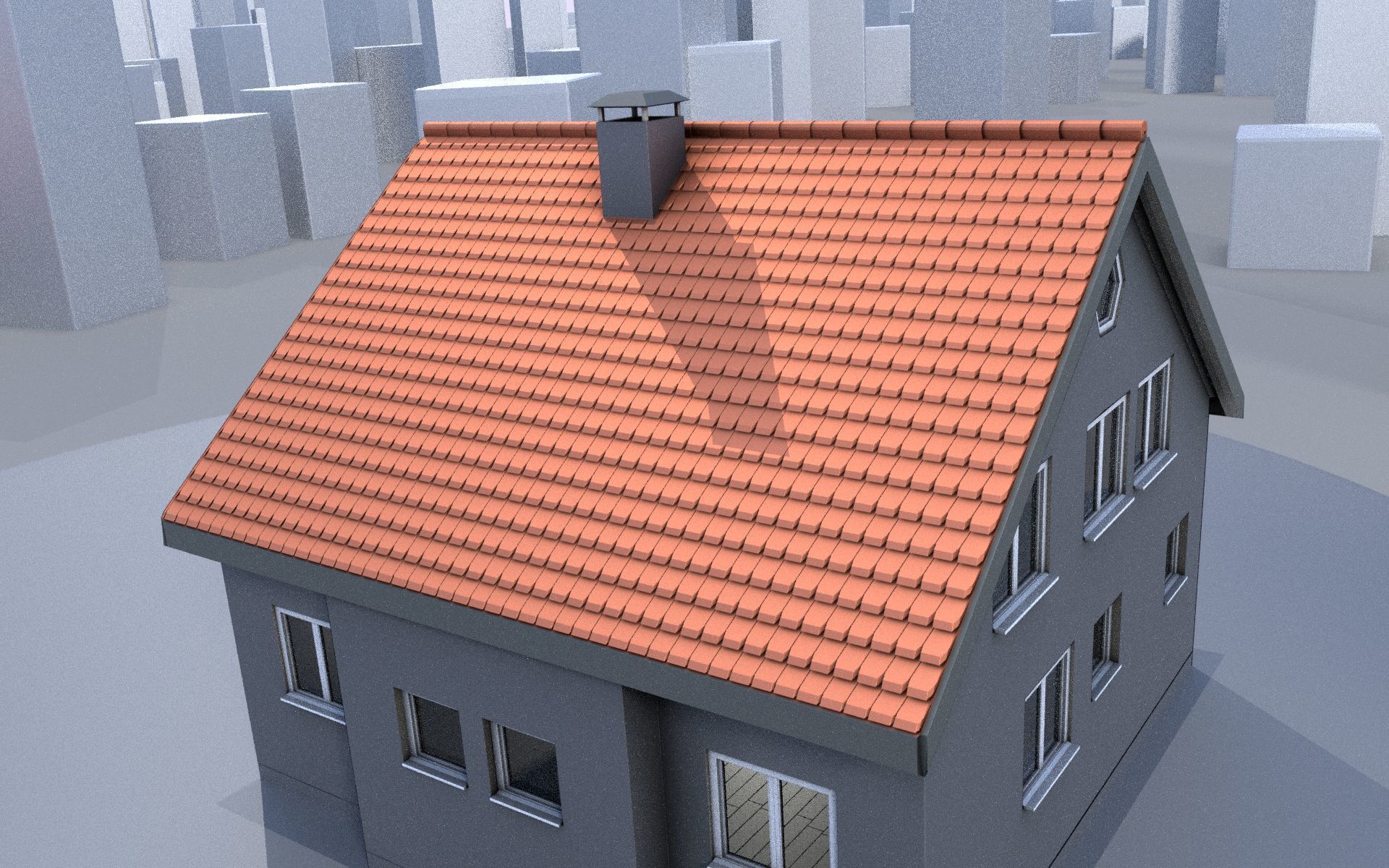 City Double Houses 3D Model Collection_60