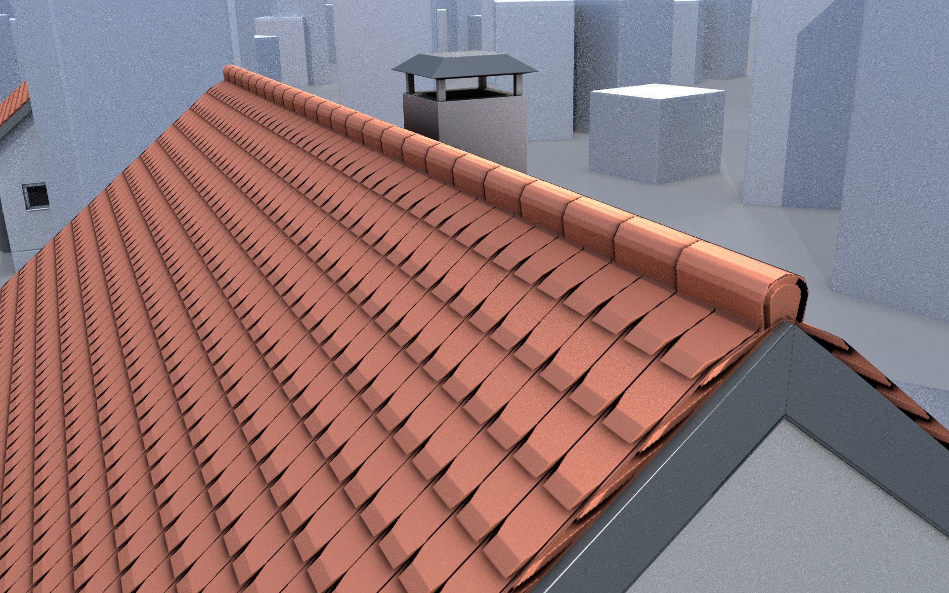 City Double Houses 3D Model Collection_245