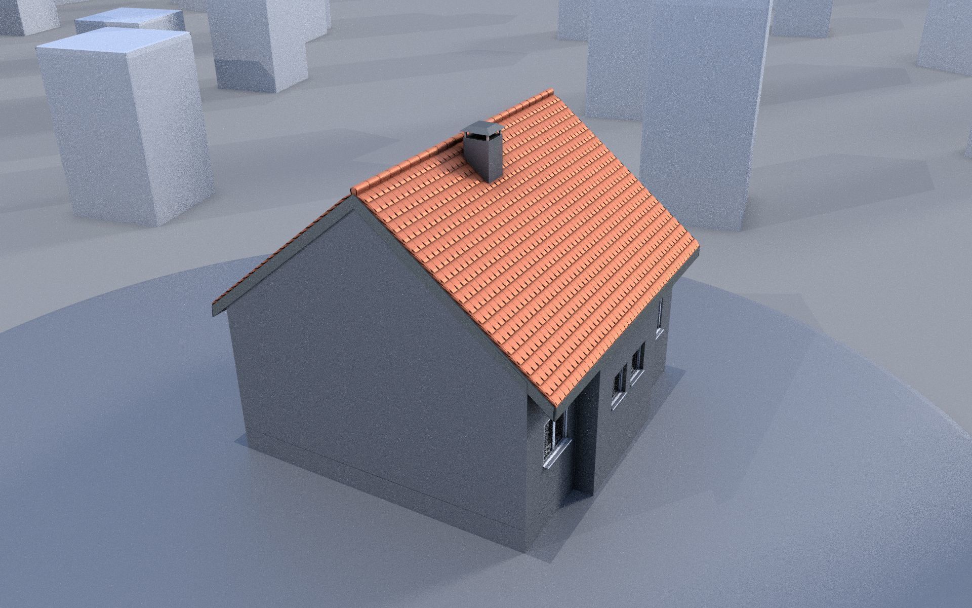 City Double Houses 3D Model Collection_28