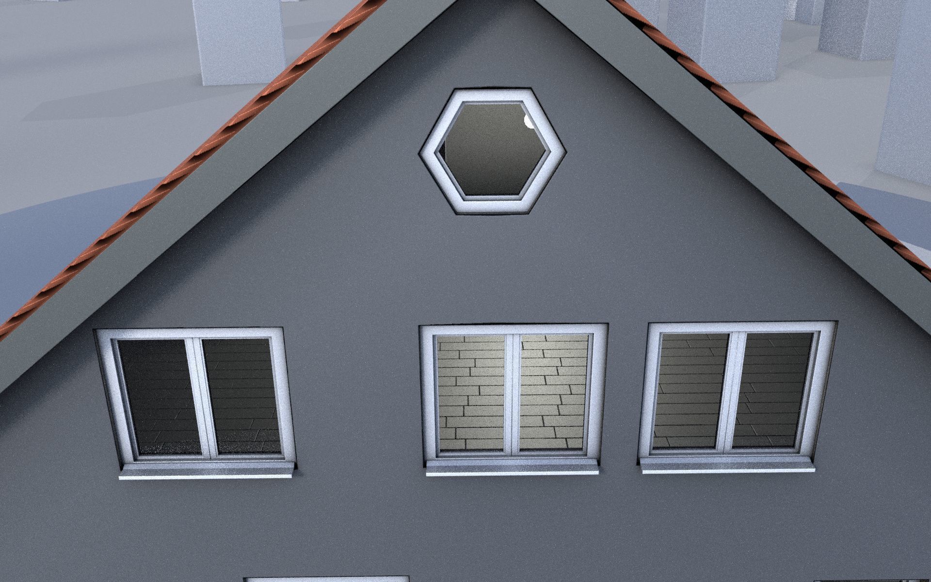 City Double Houses 3D Model Collection_69