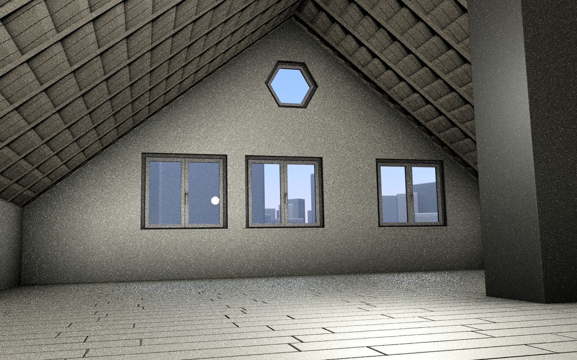 City Double Houses 3D Model Collection_334