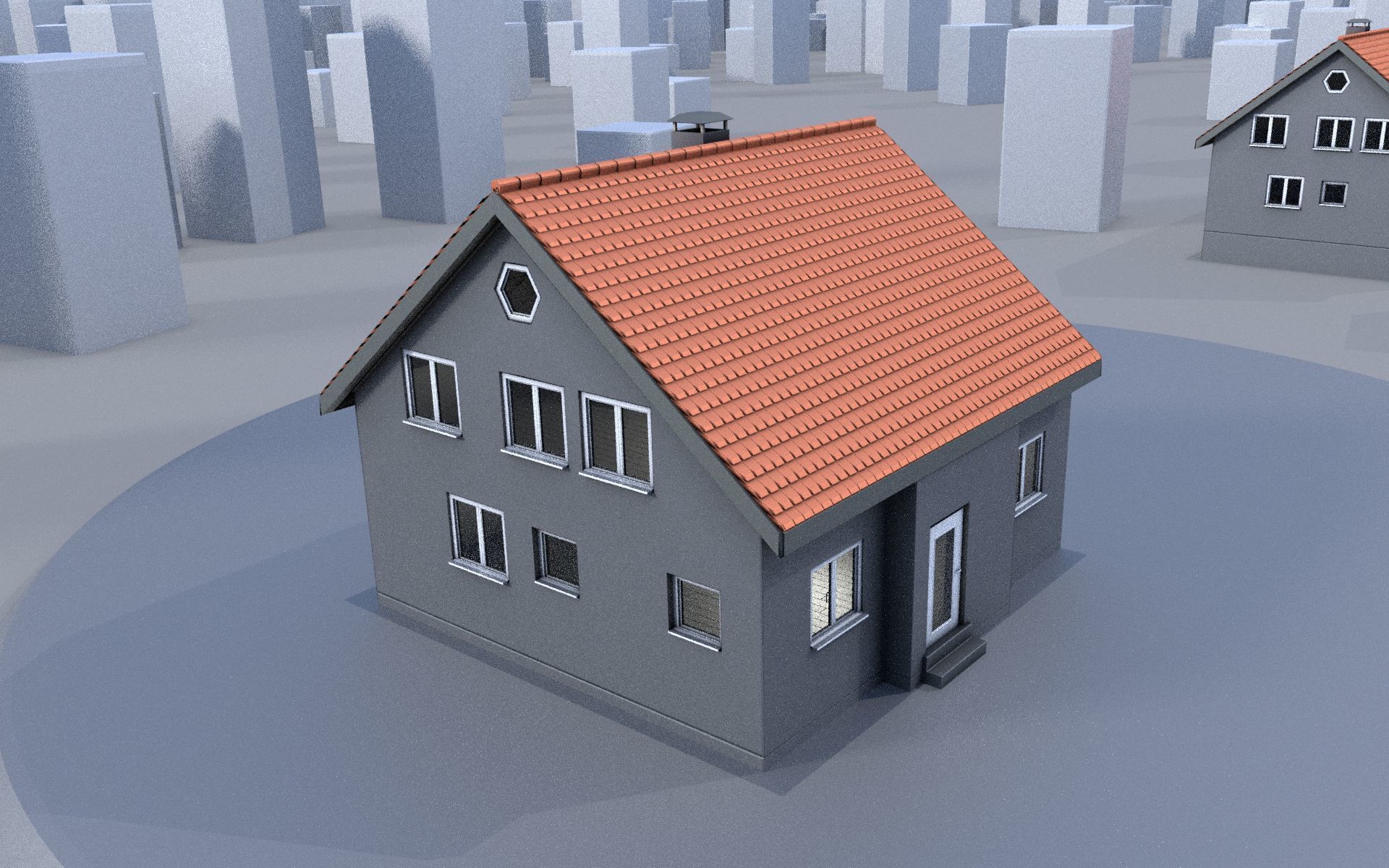 City Double Houses 3D Model Collection_68