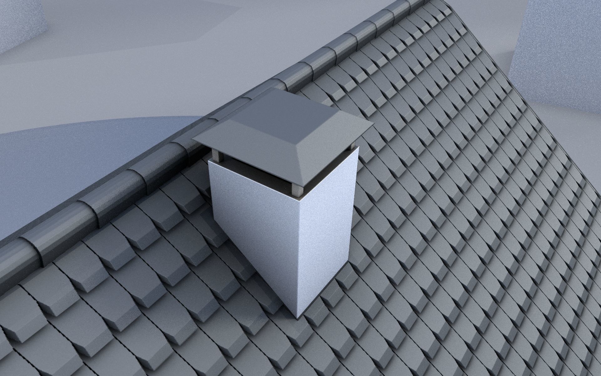 City Double Houses 3D Model Collection_364