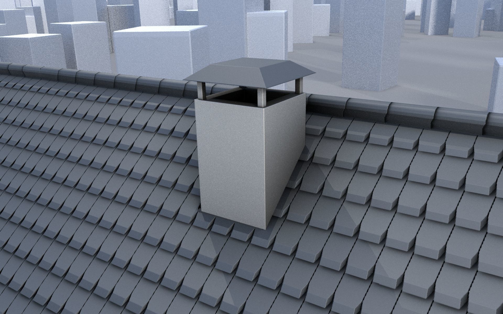 City Double Houses 3D Model Collection_463