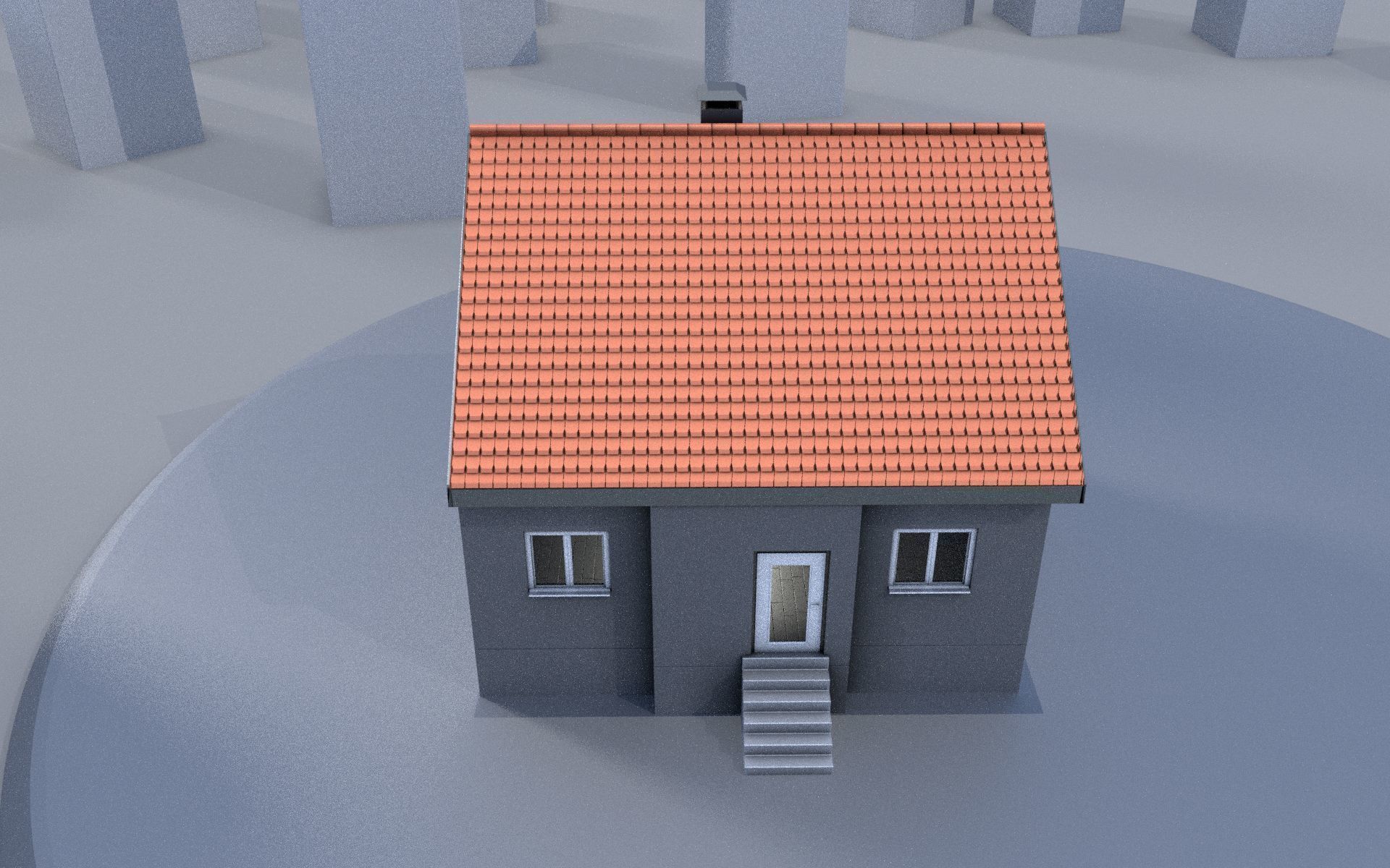 City Double Houses 3D Model Collection_57