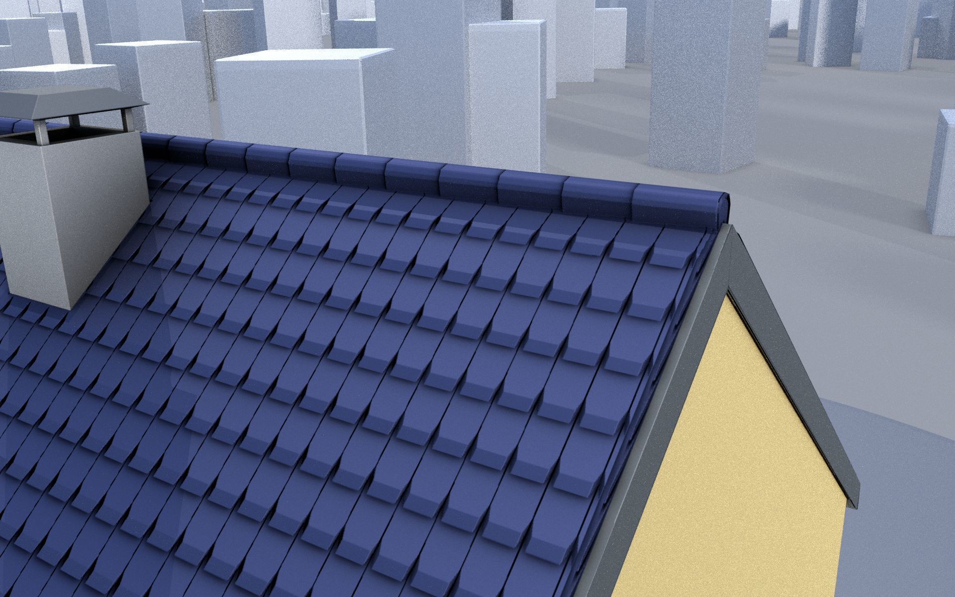 City Double Houses 3D Model Collection_684