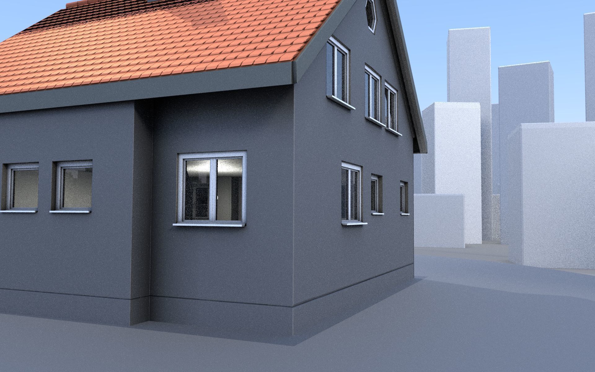 City Double Houses 3D Model Collection_59