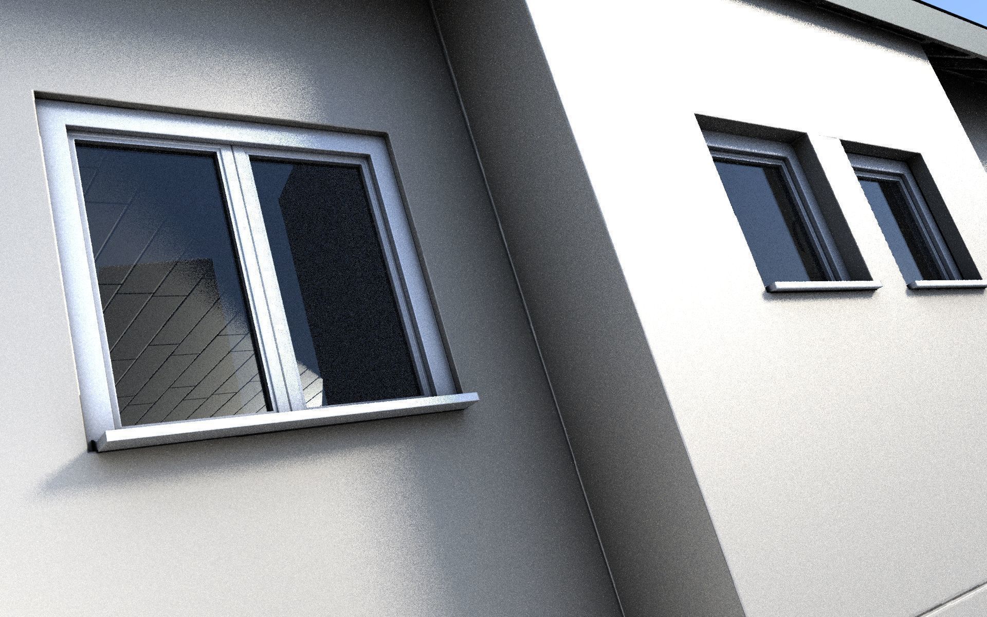 City Double Houses 3D Model Collection_444