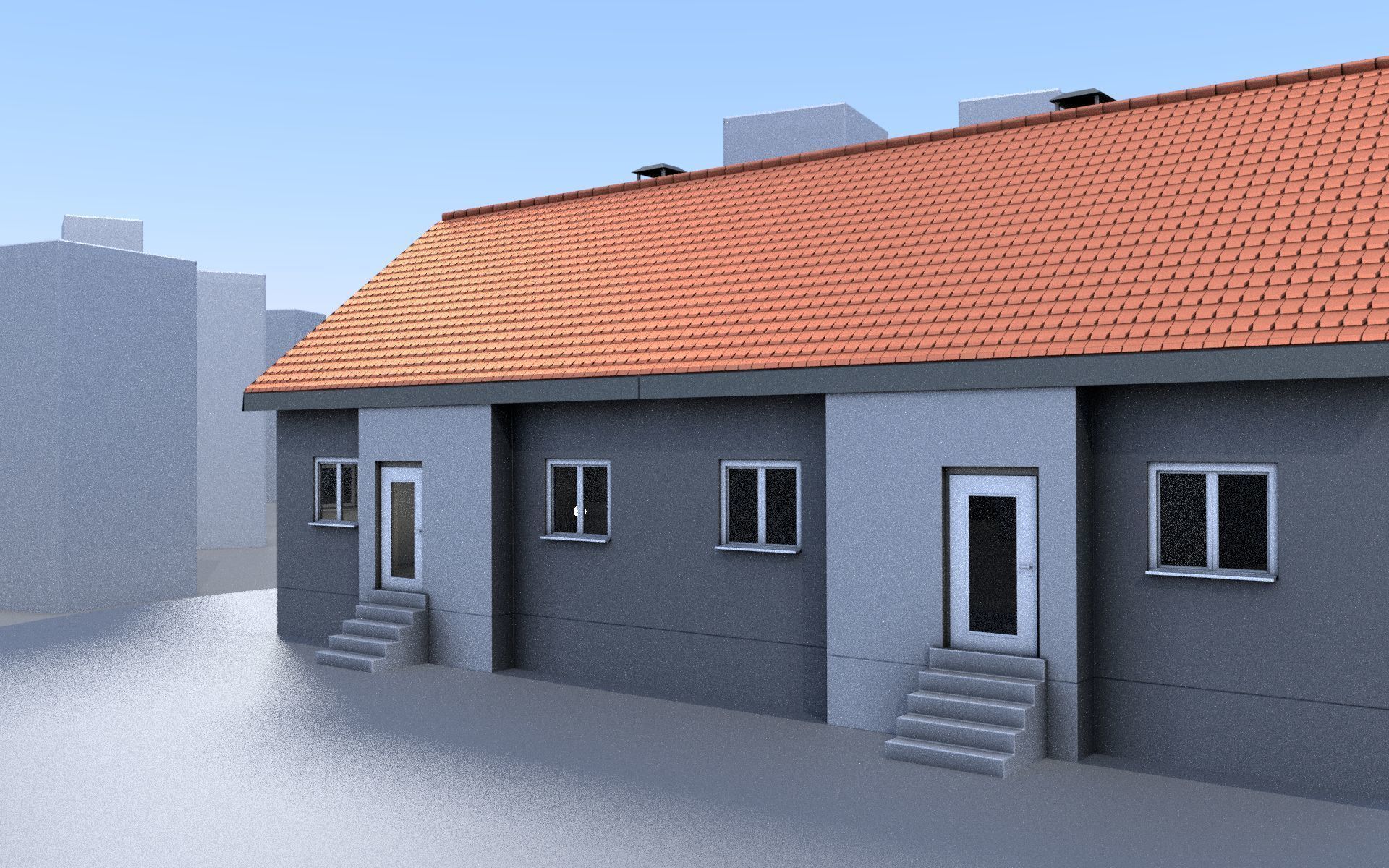 City Double Houses 3D Model Collection_38