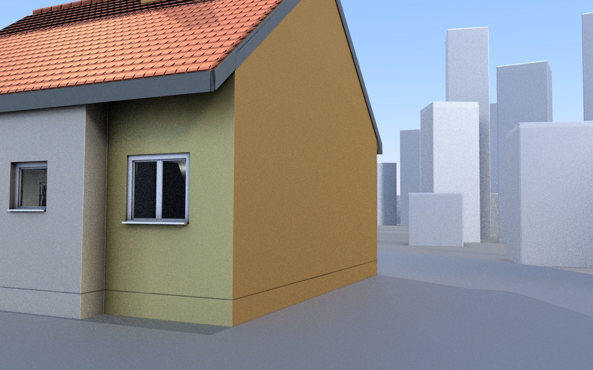 City Double Houses 3D Model Collection_270