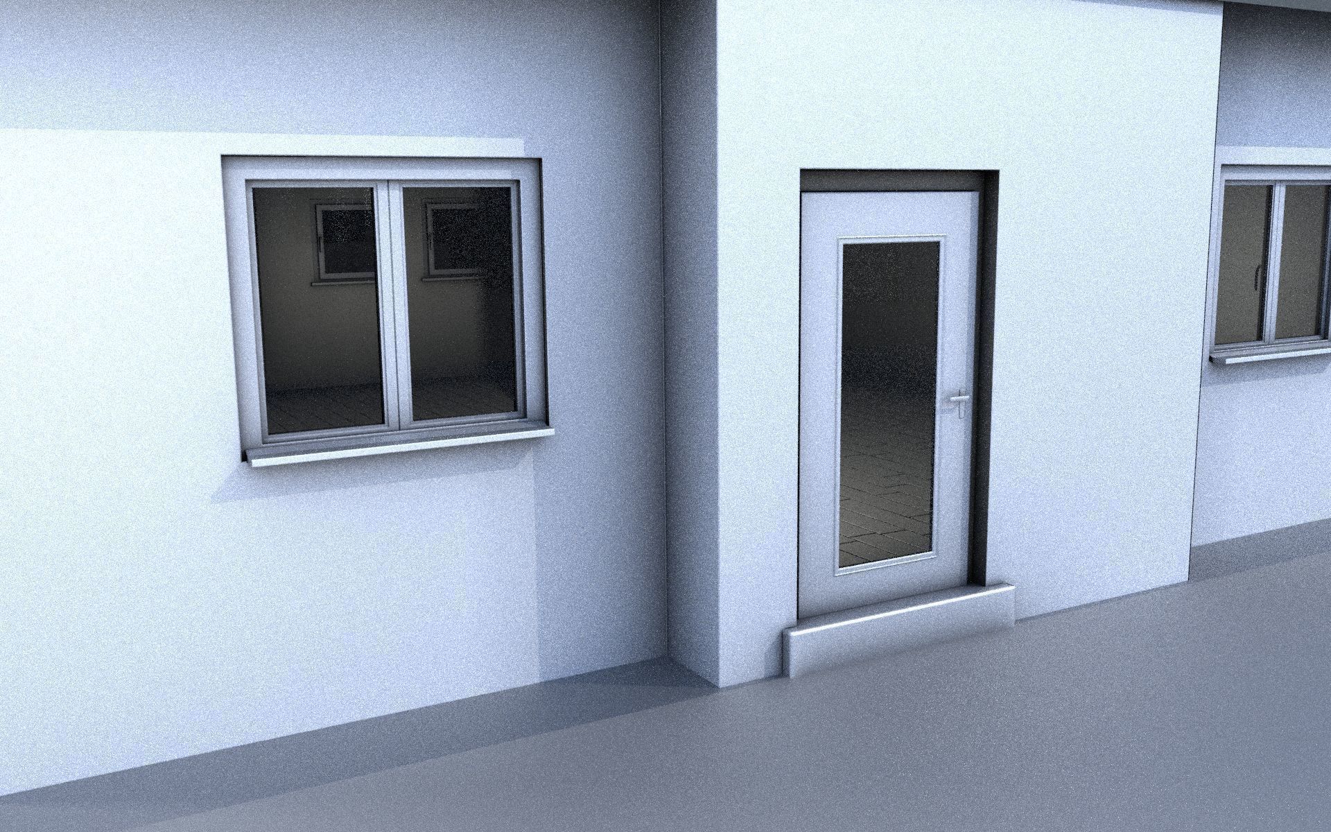 City Double Houses 3D Model Collection_239