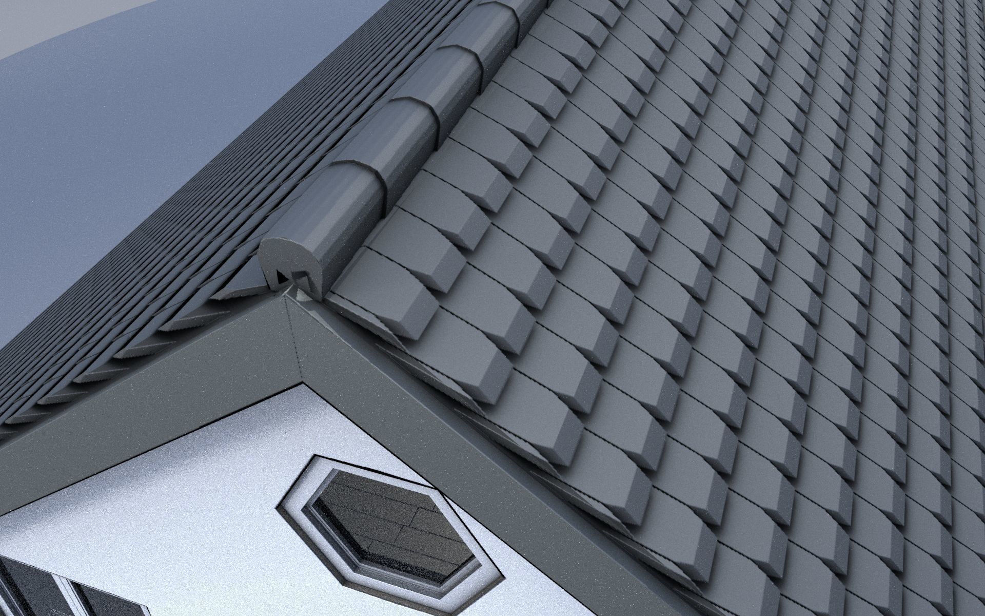 City Double Houses 3D Model Collection_348