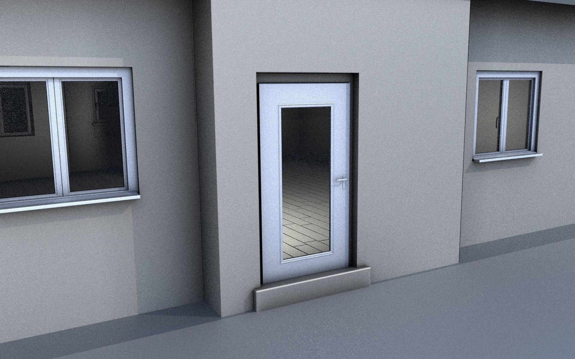 City Double Houses 3D Model Collection_108