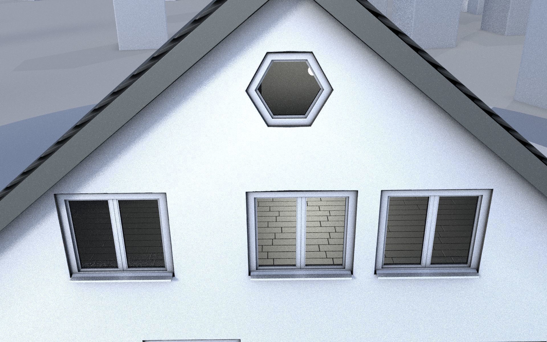 City Double Houses 3D Model Collection_316