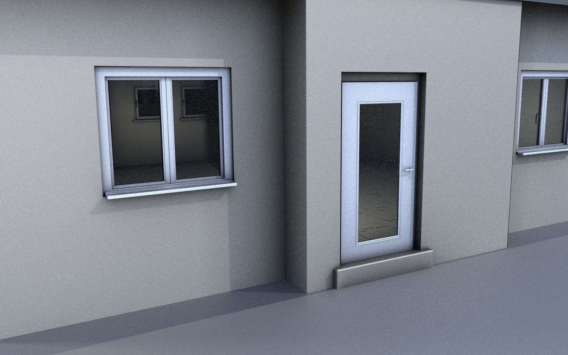 City Double Houses 3D Model Collection_425