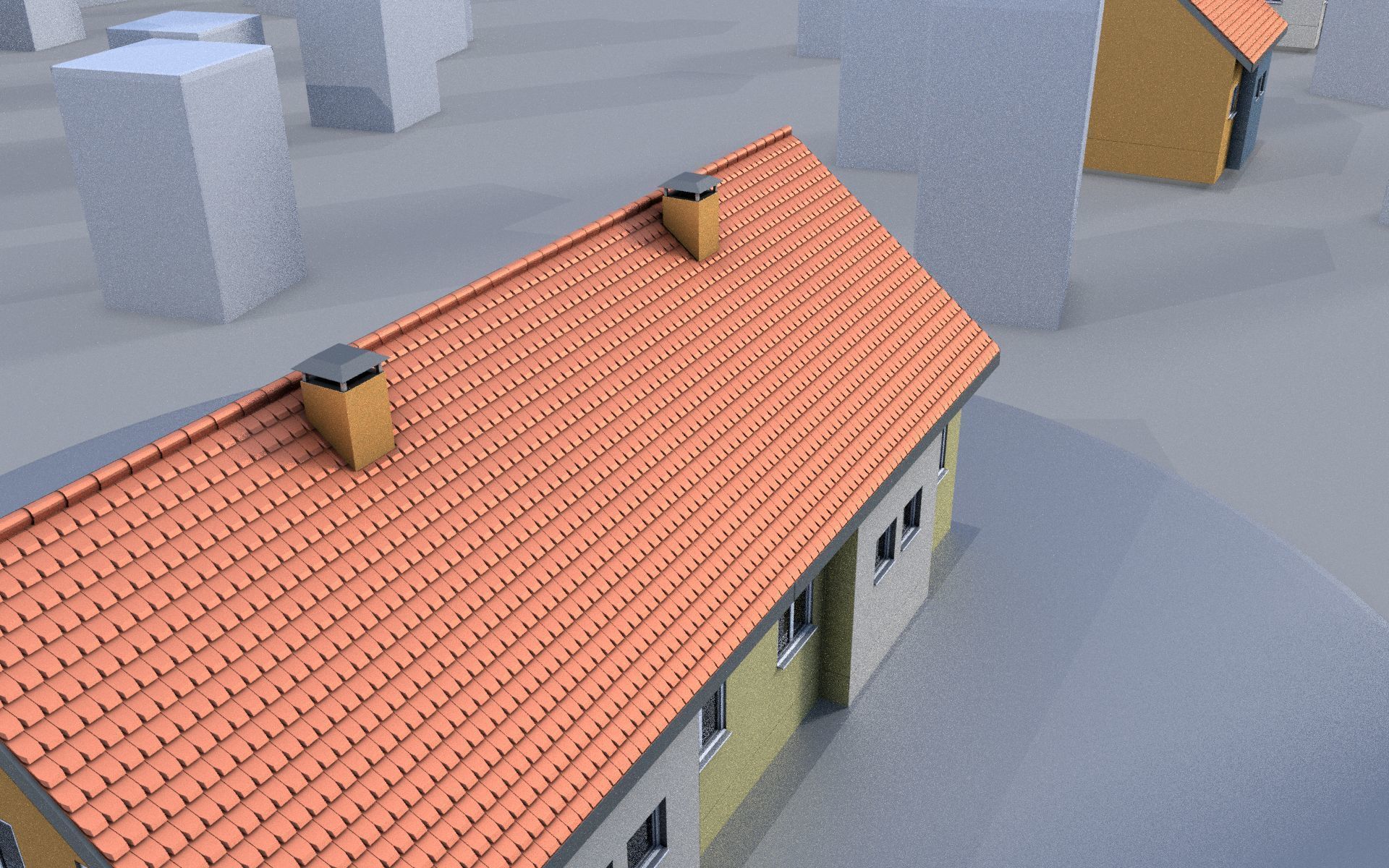 City Double Houses 3D Model Collection_123