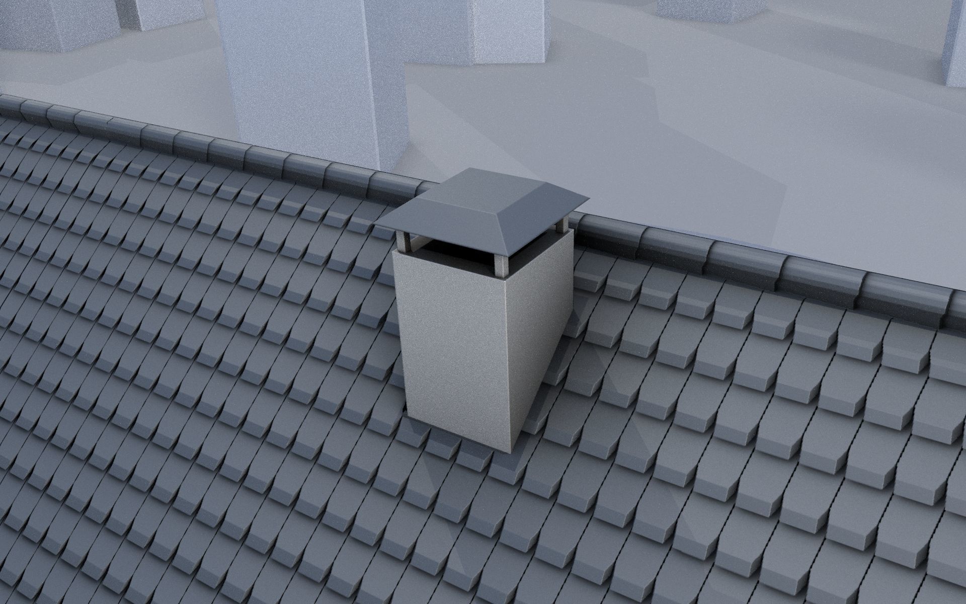 City Double Houses 3D Model Collection_488