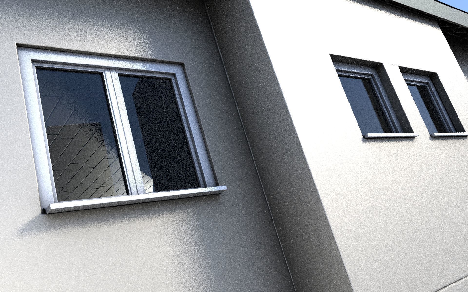 City Double Houses 3D Model Collection_244