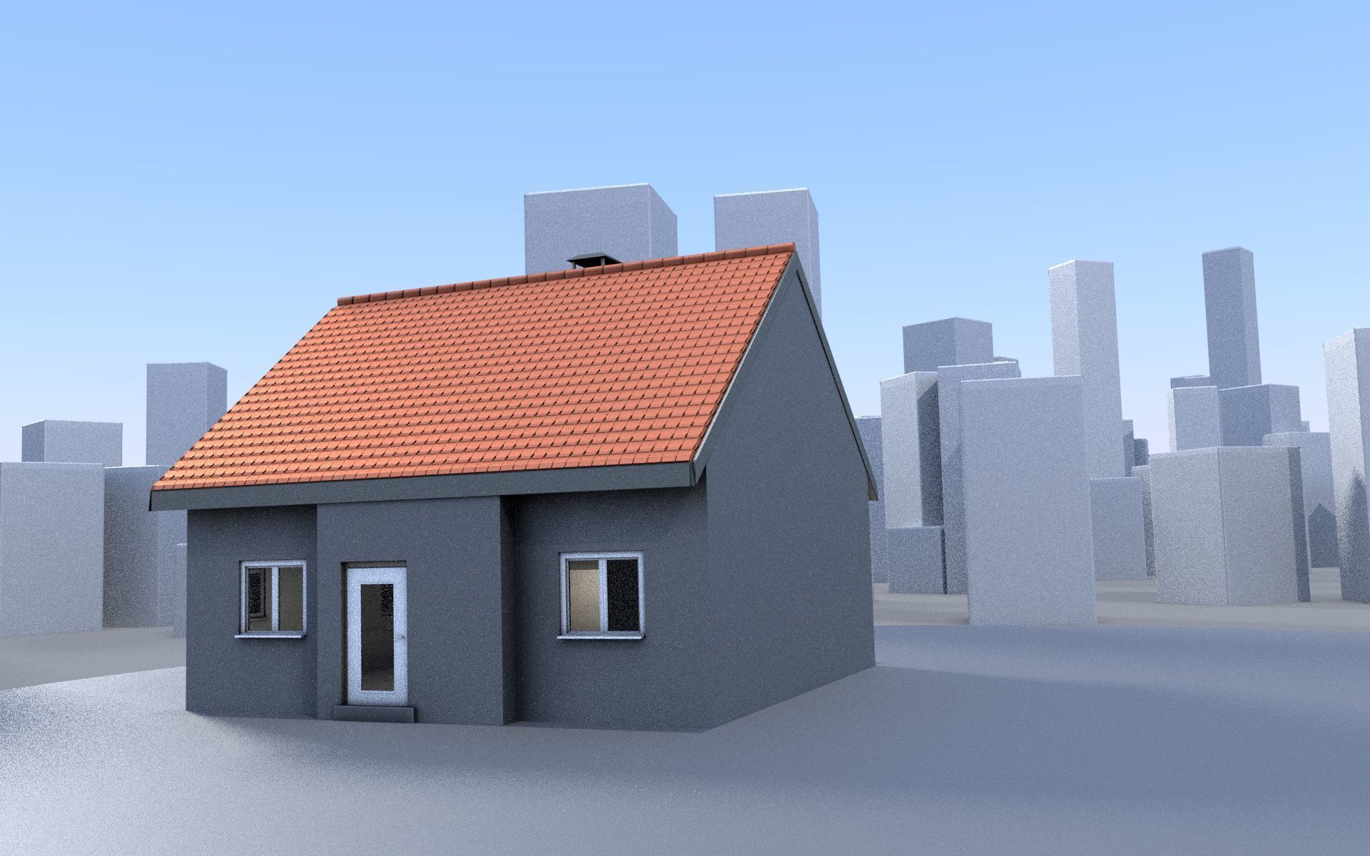 City Double Houses 3D Model Collection_27