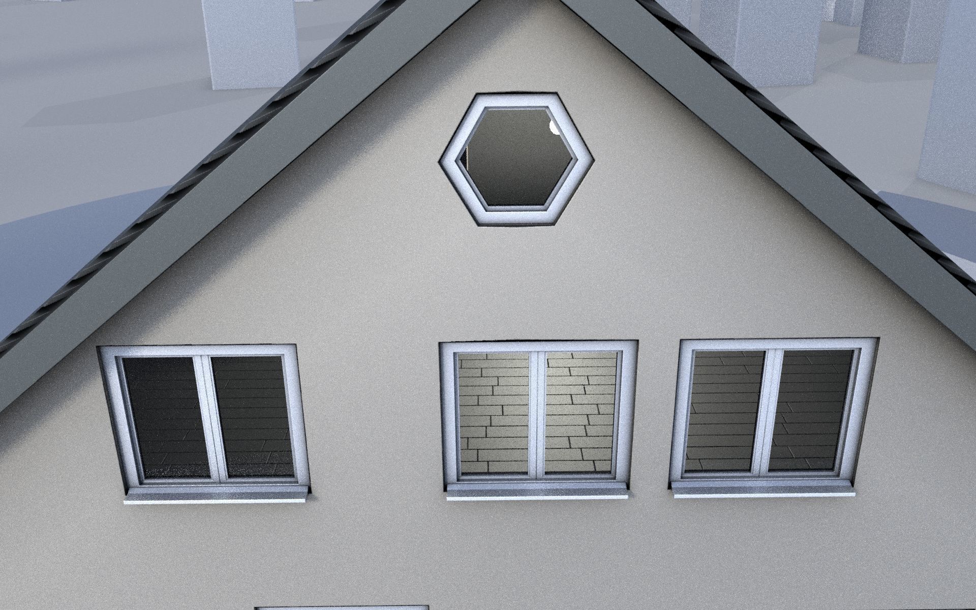 City Double Houses 3D Model Collection_451