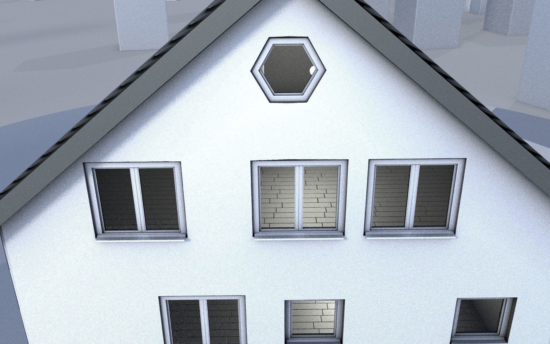 City Double Houses 3D Model Collection_216