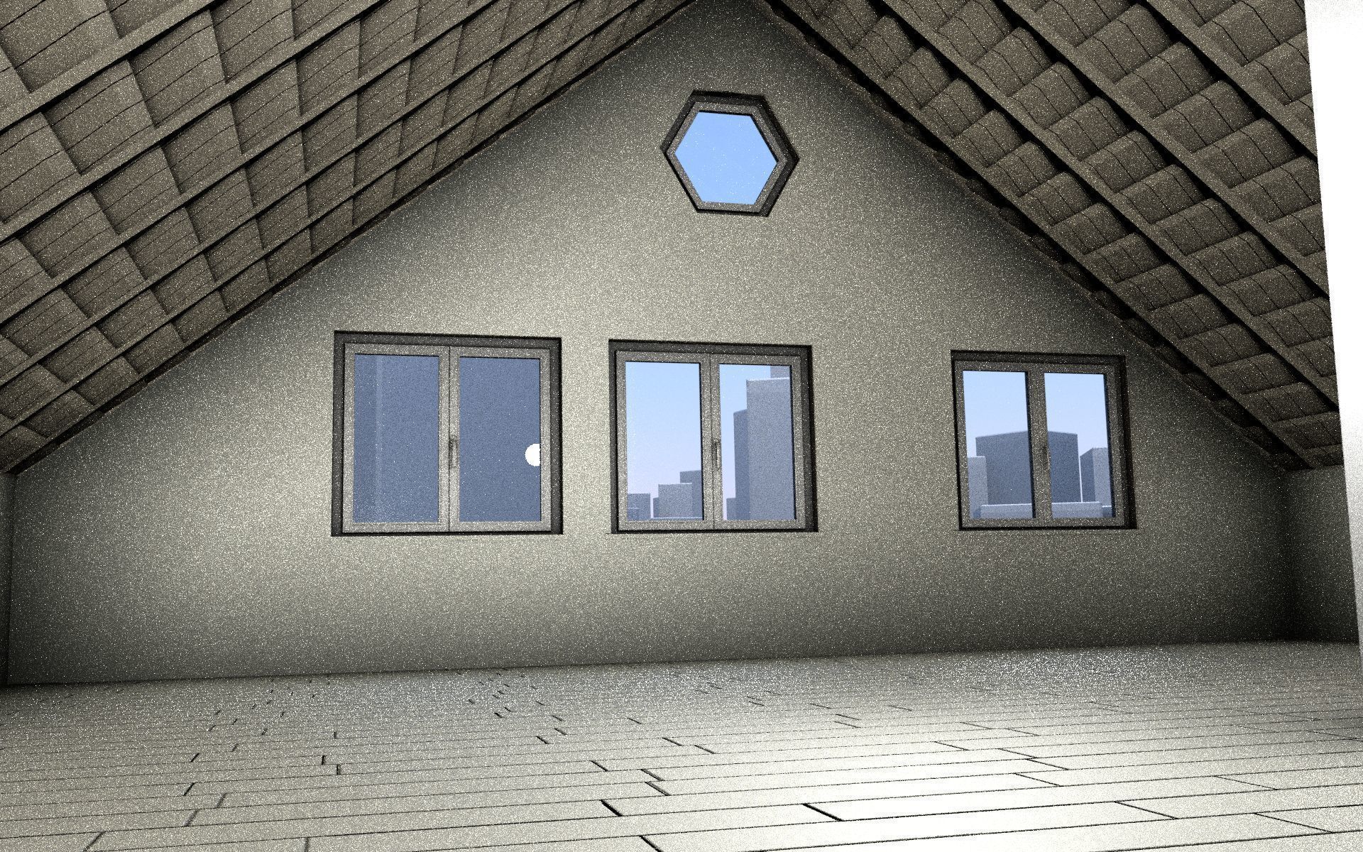 City Double Houses 3D Model Collection_291