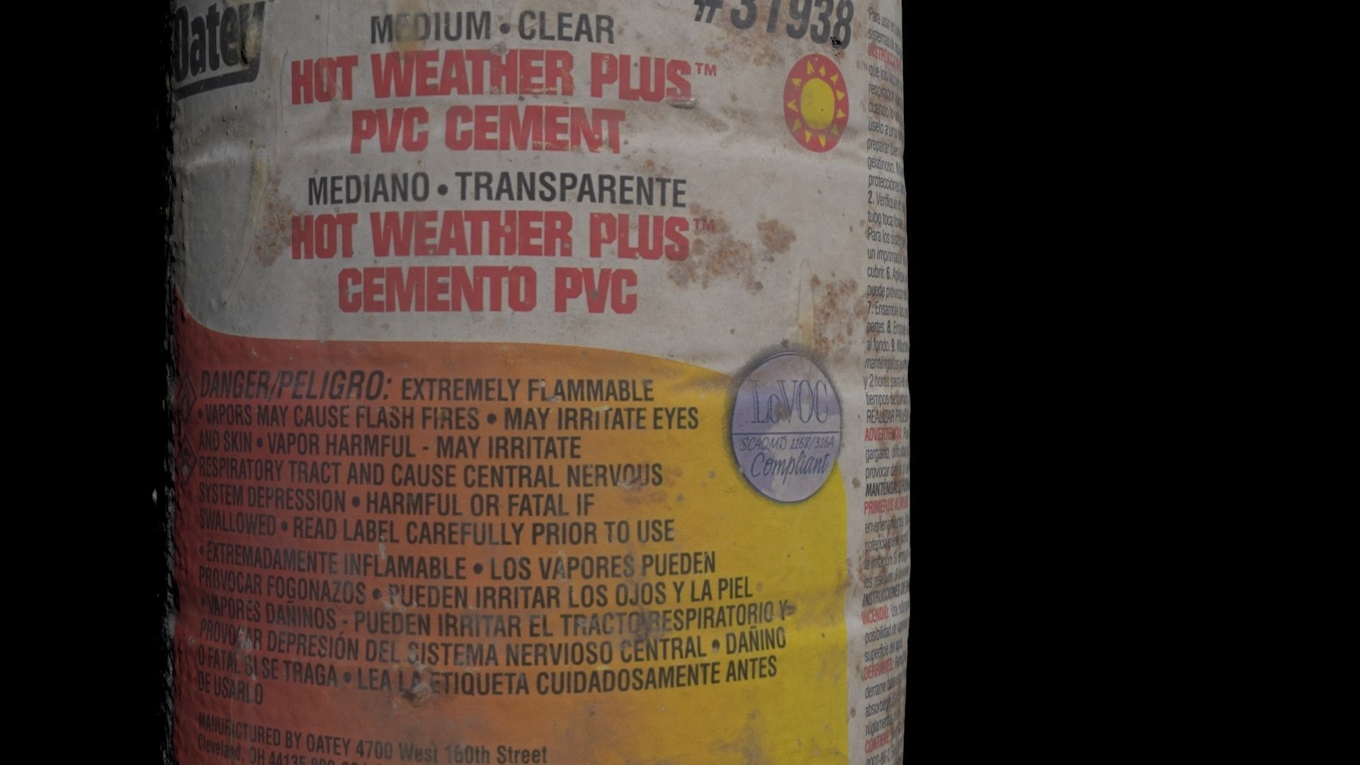 Rusty tin Free 3D model_3