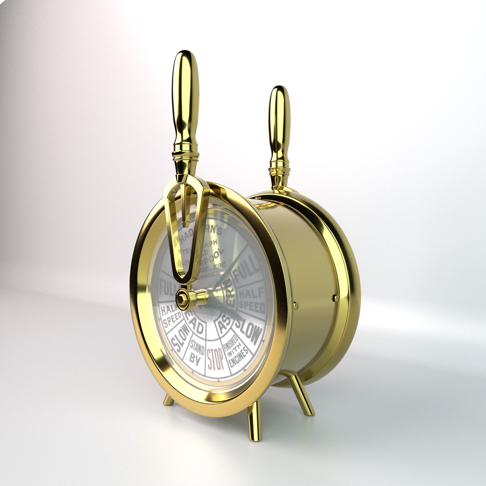 Ship Telegraph 3D model CGTrader