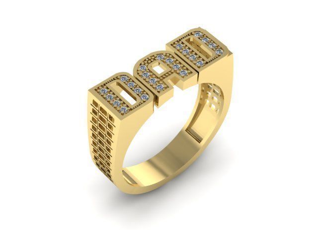 dad ring stl 3D model