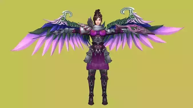 Girl Knight - 3D Female Warrior