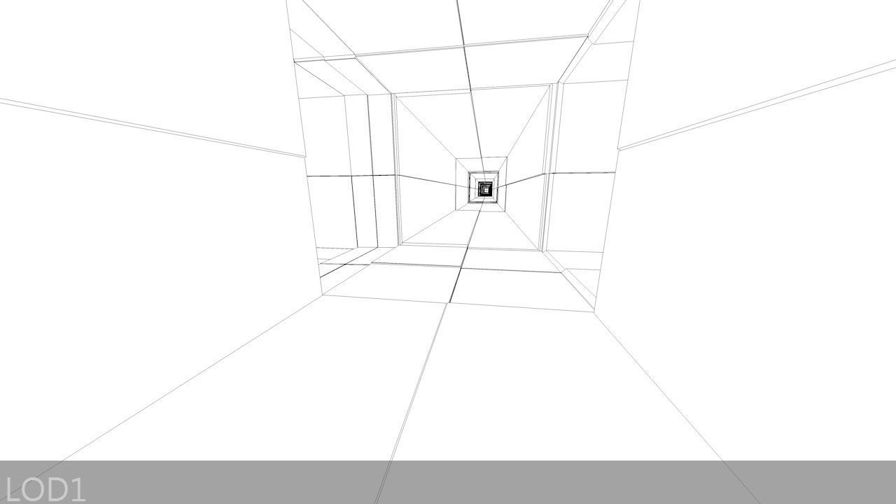 Sci-Fi Shapes - The Escapist - 3 Dimensional Labyrinth Maze Low-poly 3D model_15