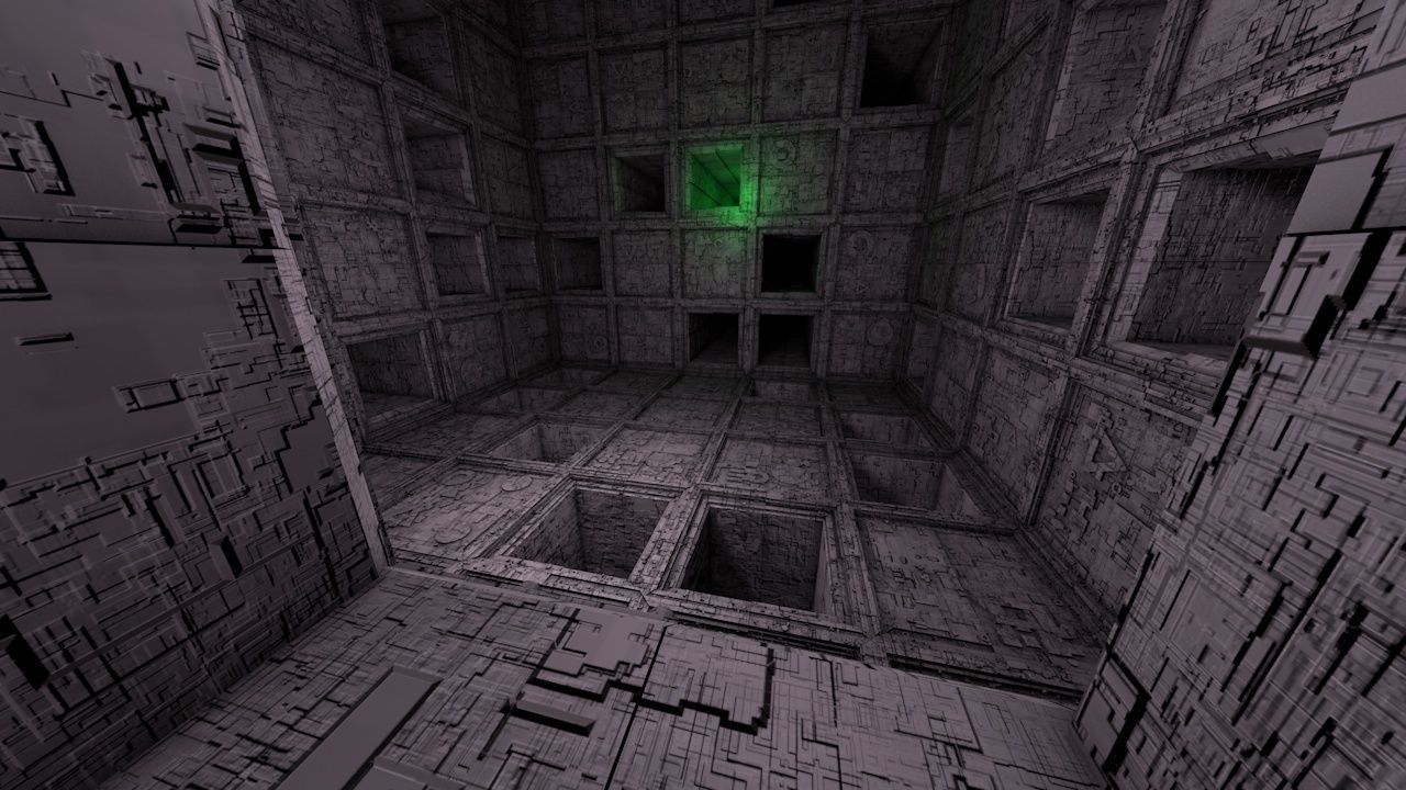 Sci-Fi Shapes - The Escapist - 3 Dimensional Labyrinth Maze Low-poly 3D model_6