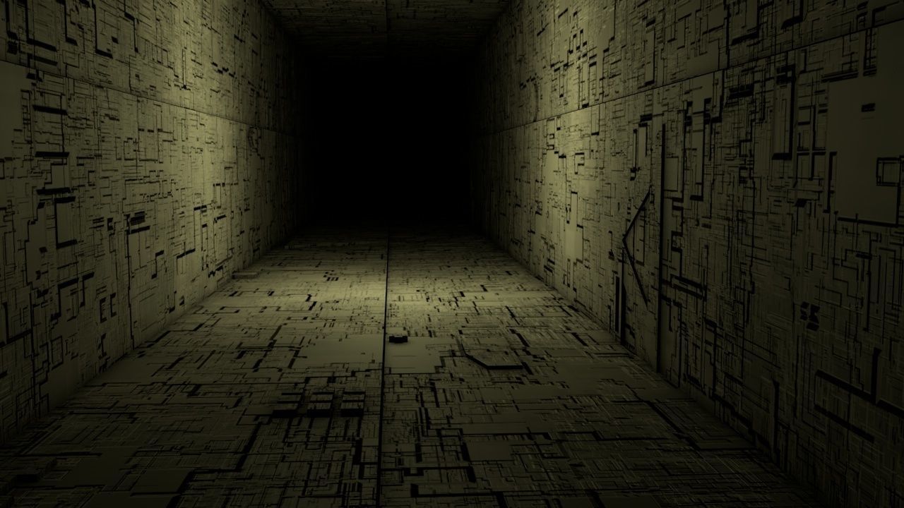 Sci-Fi Shapes - The Escapist - 3 Dimensional Labyrinth Maze Low-poly 3D model_7