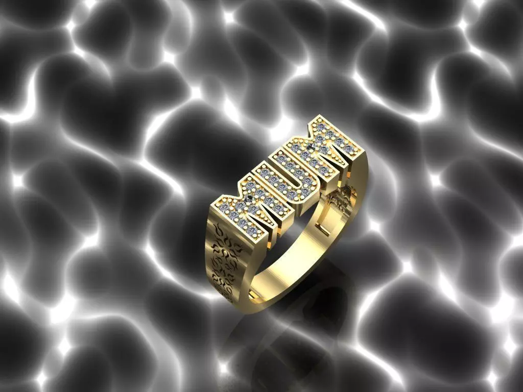 mum ring stl 3D model