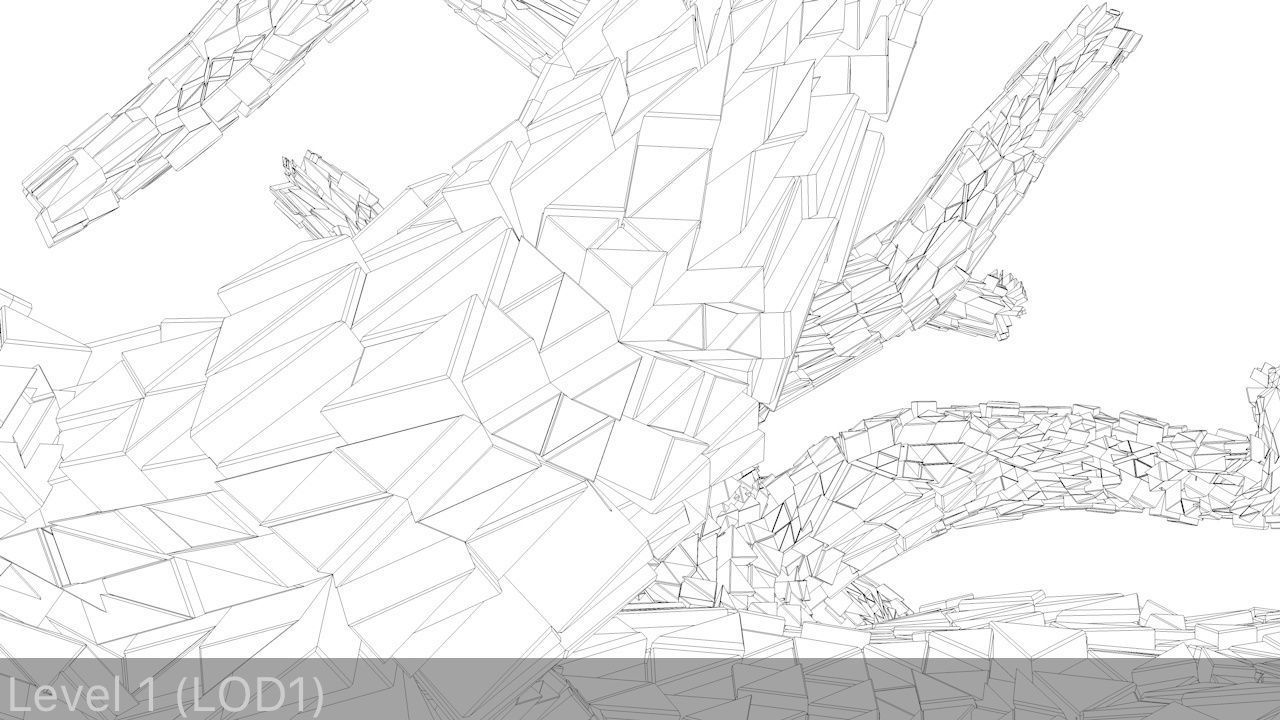 Sci-Fi Shapes - The Tree of Eternity Low-poly 3D model_15