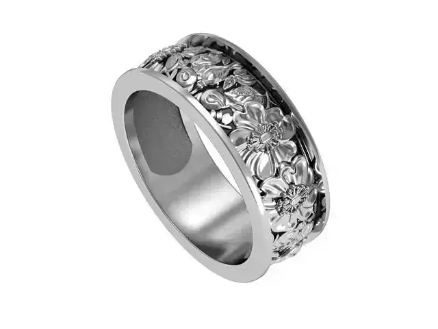 Flower ring for milling