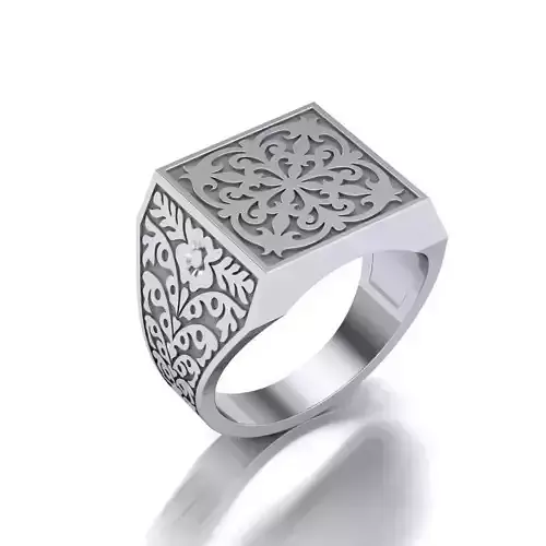 Finger ring with ornament