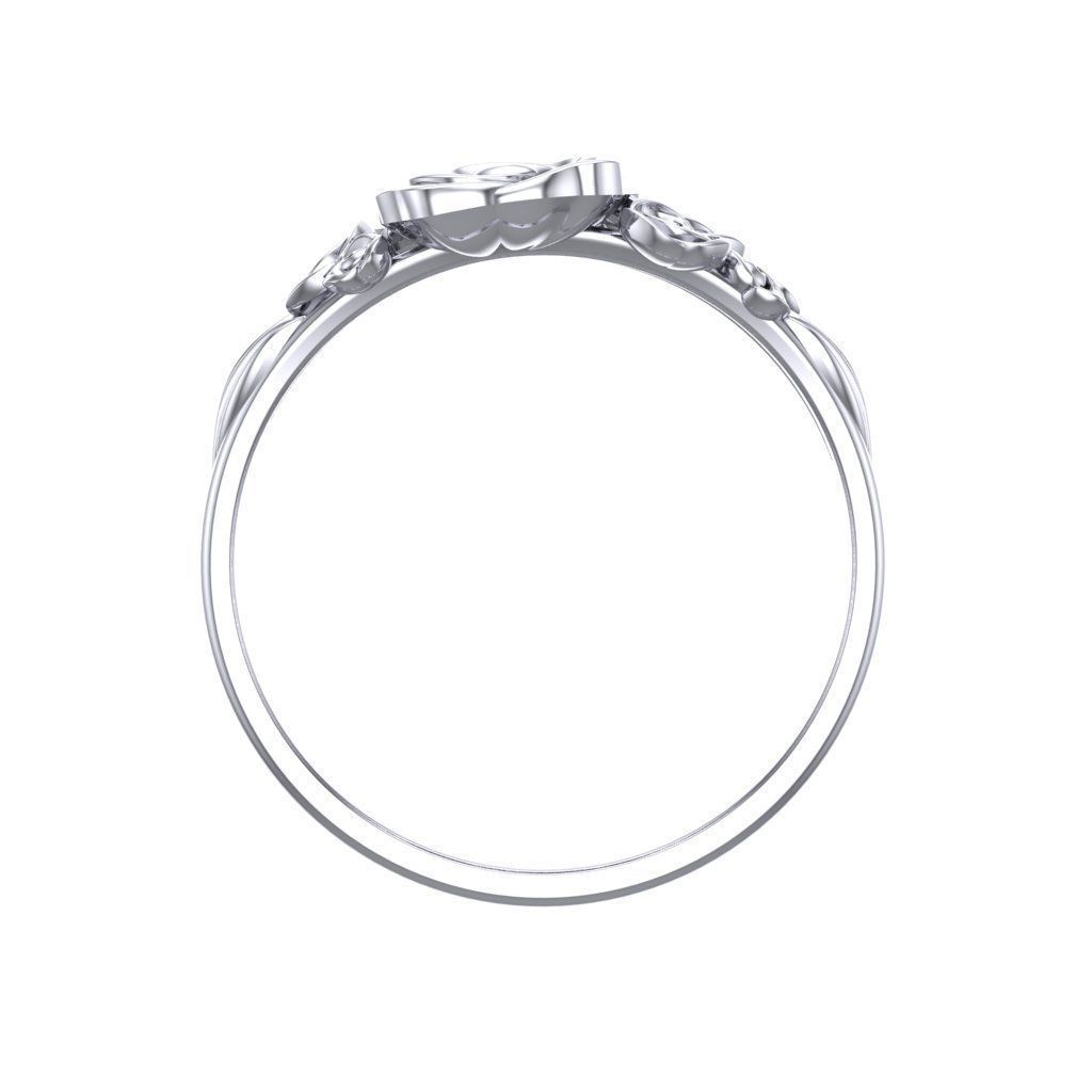 Ring with roses  3D print model_2